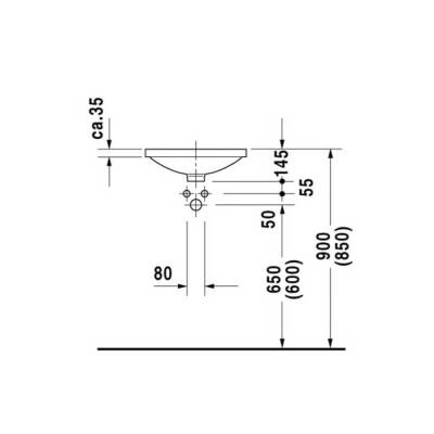 Duravit Architec Lavabo 420 Mm 0319420000 - 3