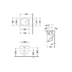 Duravit Duravit Darling New Asma Klozet 2544390075 - 2