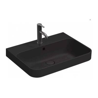 Duravit Happy D.2 Plus Lavabo 60 x 46 cm Antrasit Mat 2360601300 - 1