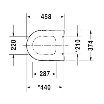 Duravit Klozet Kapağı ME by Starck 0020010000 252939 Klozet İle Uyumlu - 2