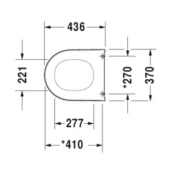 Duravit Klozet Kapağı Starck 2, Darling New Klozetler İle Uyumlu - 2