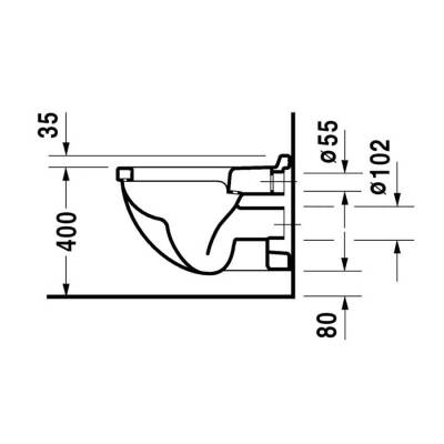 Duravit Starck 3 Asma Klozet 2200390075 - 3