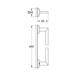 Grohe Allure Brilliant Havluluk - 40497000 - 2