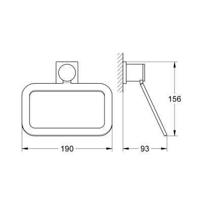 Grohe Allure Halka Havluluk - 40339000 - 2