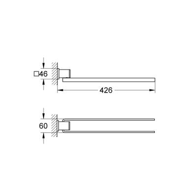 Grohe Allure Havluluk - 40342000 - 2