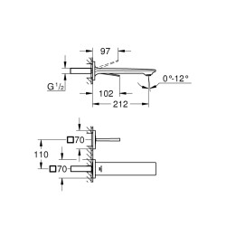 Grohe Allure İki Delikli Lavabo BataryasıM - Boyut - 19386002 - 1