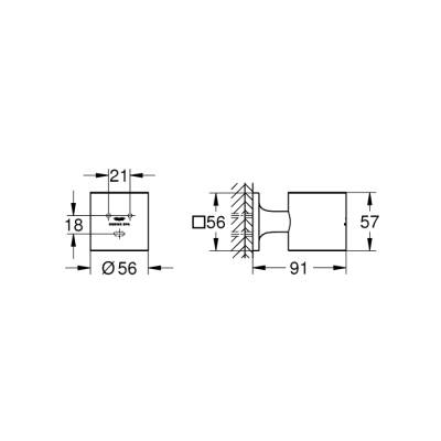 Grohe Allure Sabunluk Tutacağı - 40278001 - 2