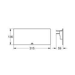 Grohe Allure Shower And Bath Tray - 18968001 - 1