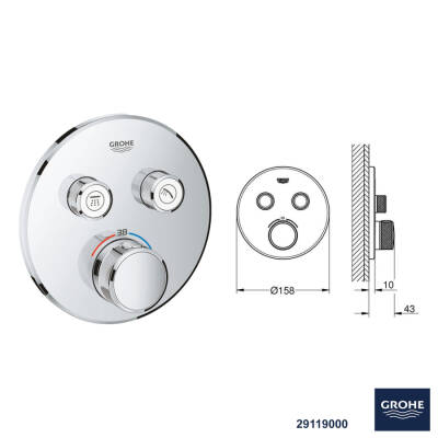 Grohe Ankastre Banyo Duş Seti 6 - 2