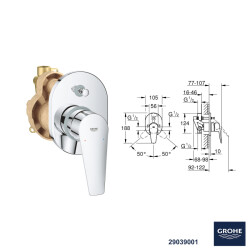 Grohe Ankastre Banyo Duş Seti 8 - 4