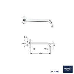 Grohe Ankastre Banyo Duş Seti + Hüppe Galata X Duş Kanalı -10 - 2