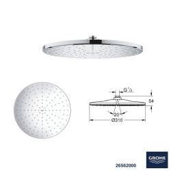 Grohe Ankastre Banyo Duş Seti + Hüppe Galata X Duş Kanalı -11 - 3