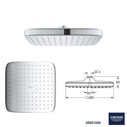 Grohe Ankastre Banyo Duş Seti + Hüppe Galata X Duş Kanalı -25 - 3