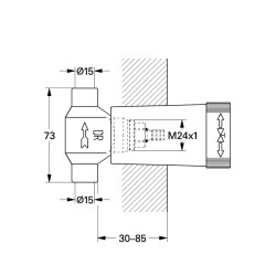 Grohe Ankastre Kumanda İçin İç Gövde - 29801000 - 2