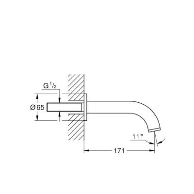 Grohe Atrio Çıkış Ucu - 13139003 - 2