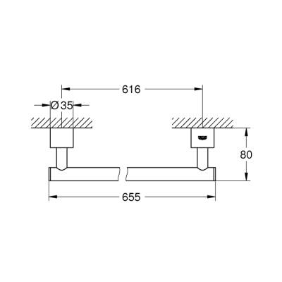 Grohe Atrio Havluluk - 40309EN3 - 2