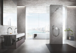 Grohe Atrio Tek Delikli Lavabo Bataryası 12L-Boyut - 21019003 - 3