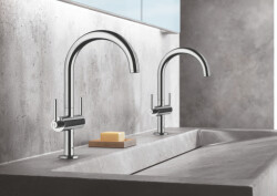 Grohe Atrio Tek Delikli Lavabo Bataryası 12L-Boyut - 21022003 - 3