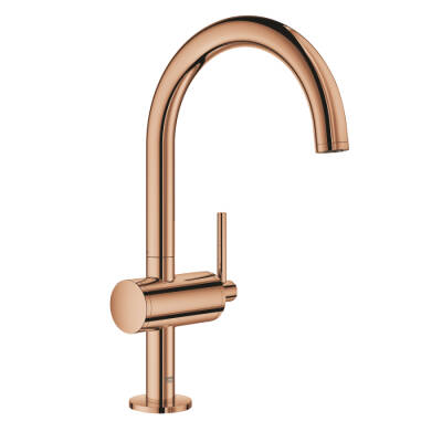 Grohe Atrio Tek Kumandalı Lavabo Bataryası 12L-Boyut - 32042Da3 - 1