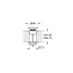 Grohe Bas-Aç Gider Seti - 65807000 - 2