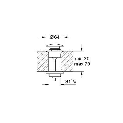 Grohe Bas - Aç Gider Seti - 65807KS0 - 2