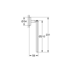 Grohe Baucosmopolitan Halka Havluluk - 40460001 - 2