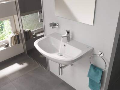 Grohe Bauflow Tek Kumandalı Lavabo Bataryası S-Boyut - 23751000 - 3