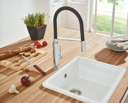 Grohe Concetto Professional Tek Kumandalı Eviye Bataryası - 31491000 - 4