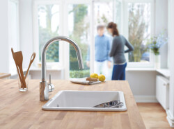 Grohe Concetto Tek Kumandalı Eviye Bataryası - 31483002 - 3