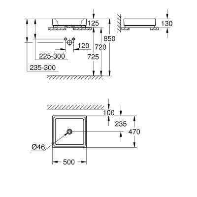 Grohe Cube Ceramic - 3948100H - 2