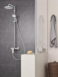 Grohe Duvara Monte Tek Kumandalı Bataryalı Duş Sistemi - 26224001 - 4