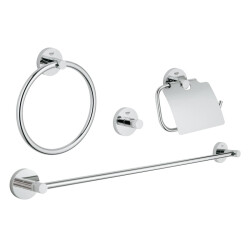 Grohe Essentials 4Ü Bir Arada Banyo Aksesuar Seti - 40776001 - 1