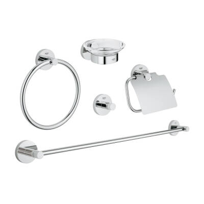 Grohe Essentials 5İ Bir Arada Banyo Aksesuar Seti - 40344001 - 1