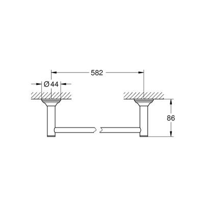 Grohe Essentials Authentic Havluluk - 40653En1 - 2