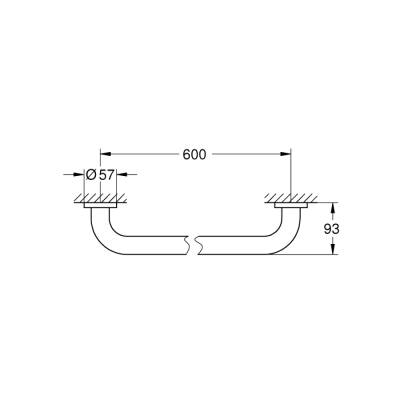 Grohe Essentials Banyo Tutamağı - 40794Dc1 - 2