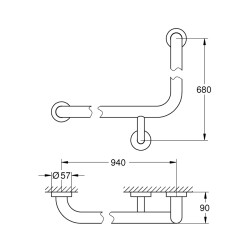 Grohe Essentials Banyo Tutamağı - 40797001 - 2