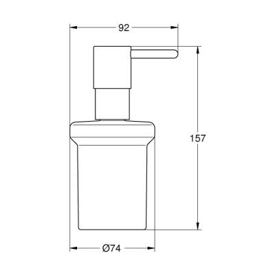 Grohe Essentials Sıvı Sabunluk - 40394001 - 2