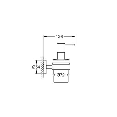 Grohe Essentials Sıvı Sabunluk - 40448001 - 2