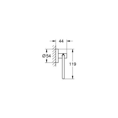 Grohe Essentials Tuvalet Kağıtlığı - 40689Gn1 - 2