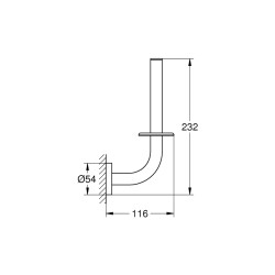 Grohe Essentials Yedek Tuvalet Kağıtlığı - 40385Al1 - 2