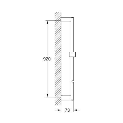 Grohe Euphoria Cube Duş Sürgüsü, 900 Mm - 27841000 - 2