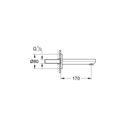 Grohe Eurocosmo Çıkış Ucu - 13261000 - 2