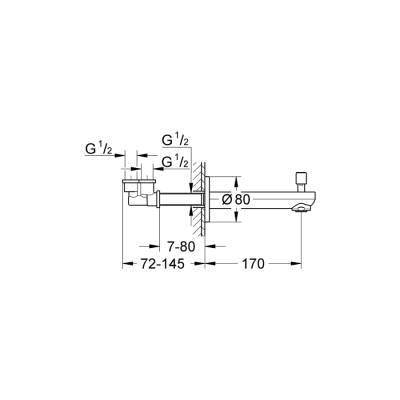 Grohe Eurocosmo Çıkış Ucu - 13262000 - 2