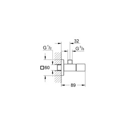 Grohe Eurocube Ara Musluk 12 - 22012000 - 2