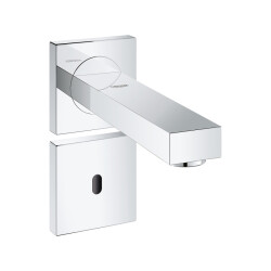 Grohe Eurocube E Ankastre Fotoselli Lavabo Bataryası, Tek Su Girişli - 36442000 - 1