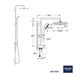 Grohe Eurocube Joy Banyo Bataryası Seti 18 - 3