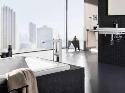 Grohe Eurocube Joy Tek Kumandalı Lavabo Bataryası S-Boyut - 23654000 - 3