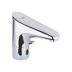 Grohe Europlus E Fotoselli Lavabo Bataryası, 12, Çift Su GirişliAyarlanabilir Sıcaklık Sınırlayıcısı - 36015001 - 1