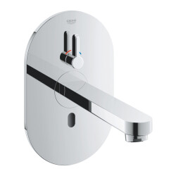 Grohe Eurosmart Cosmopolitan E Fotoselli Lavabo Bataryası, Çift Su GirişliAyarlanabilir Sıcaklık Sınırlayıcısı - 36315000 - 1