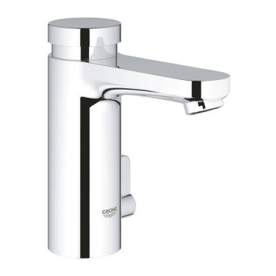 Grohe Eurosmart Cosmopolitan T Çift Su Girişli, Sıcaklık Sınırlayıcılı, Zaman Ayarlı Lavabo Bataryası - 36317000 - 1